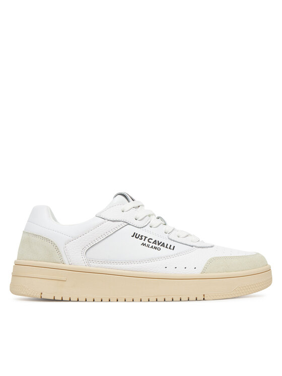 Sneakers Just Cavalli 78QA3SM8 ZPA90 Alb