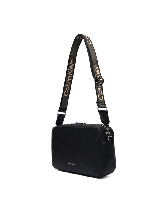 Calvin Klein Calvin Klein Soma Webbing 2X Strap Lg Camera Bag LV04F3642G Melns