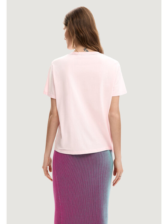 Desigual Desigual T-shirt TS_VARSOVIA Rosa Casual Fit