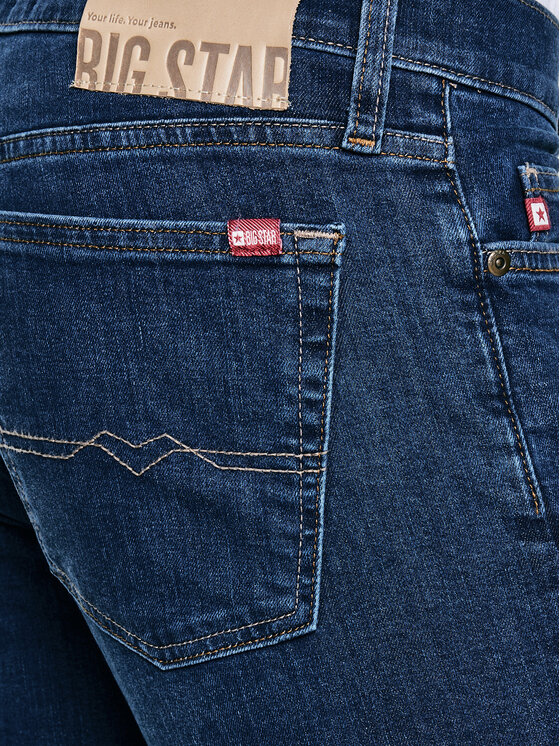 BIG STAR BIG STAR Jeansy TERRY Niebieski Slim Fit