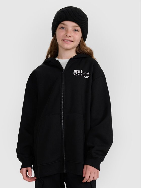 4F 4F Felpa 4FJRAW25TSWSF2516-20S Nero Oversize