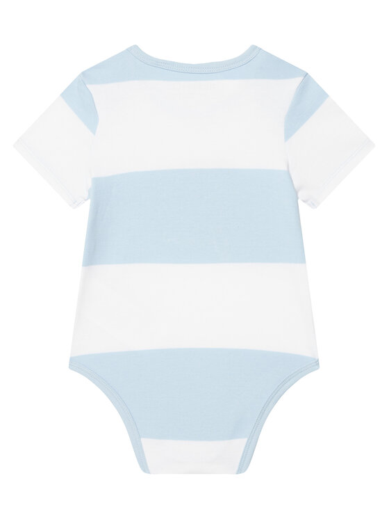 Guess Guess Komplet bluza, body i spodnie dresowe P6YG09 K4071 Niebieski jasny Regular Fit