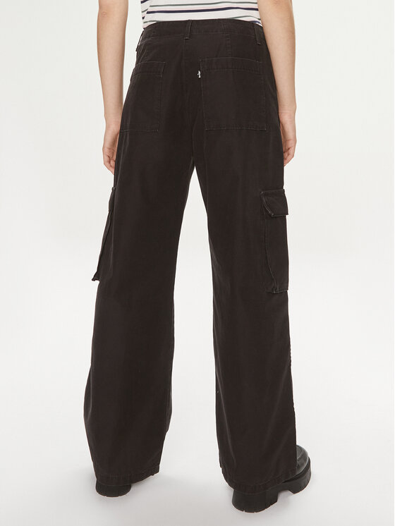 Levi's® Levi's® Szövet nadrág A6077-0003 Fekete Baggy Fit