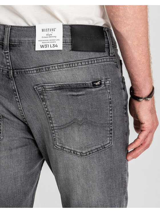 Mustang Mustang Jeansy FRISCO Czarny Skinny Fit