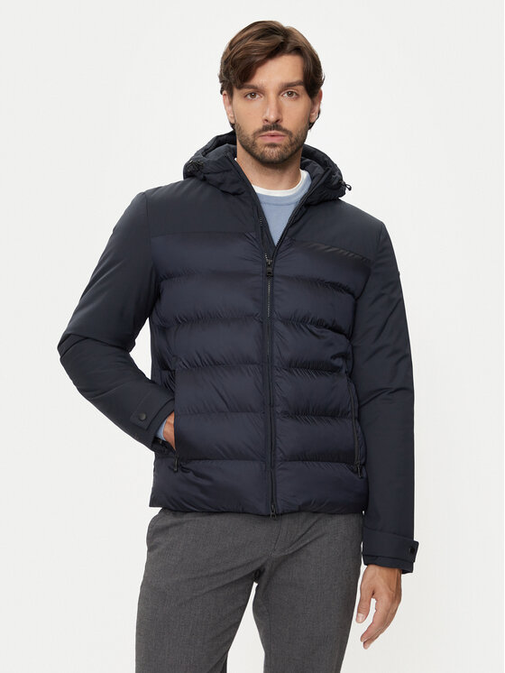 Geox Zimné bundy Sapienza M4628J TC188 F1726 Tmavomodrá Regular Fit