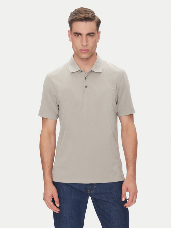 Calvin Klein Calvin Klein Polokošile LV04LB220G Béžová Regular Fit