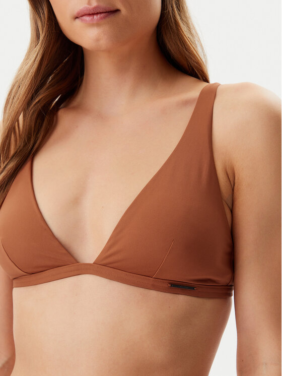 Calvin Klein Swimwear Calvin Klein Swimwear Bikini felső KW0KW02844 Barna