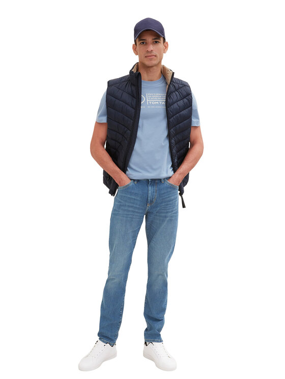 Tom Tailor Tom Tailor Tricou 1035611 Albastru celest Regular Fit