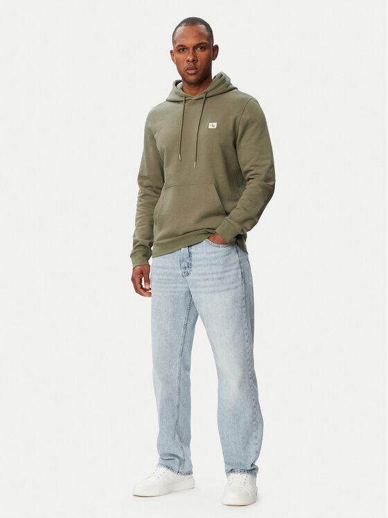 Calvin Klein Jeans Calvin Klein Jeans Hanorac LV04RG269G Verde închis Classic Fit