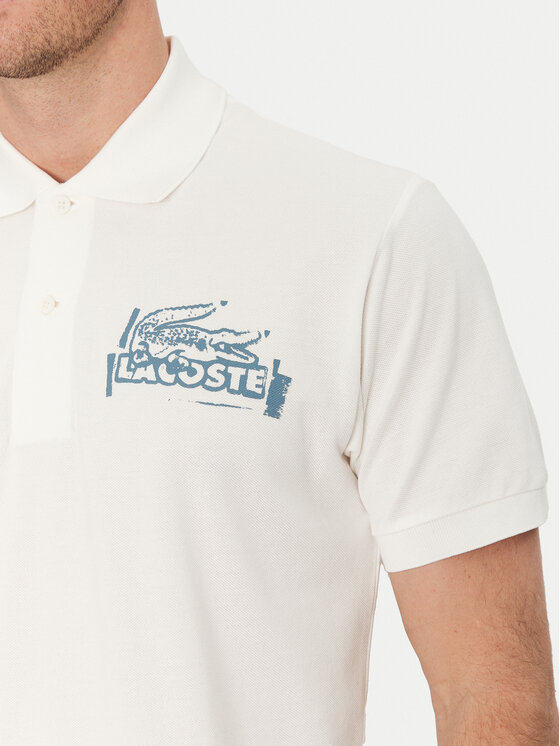 Lacoste Lacoste Polokošeľa PH0285 Écru Regular Fit