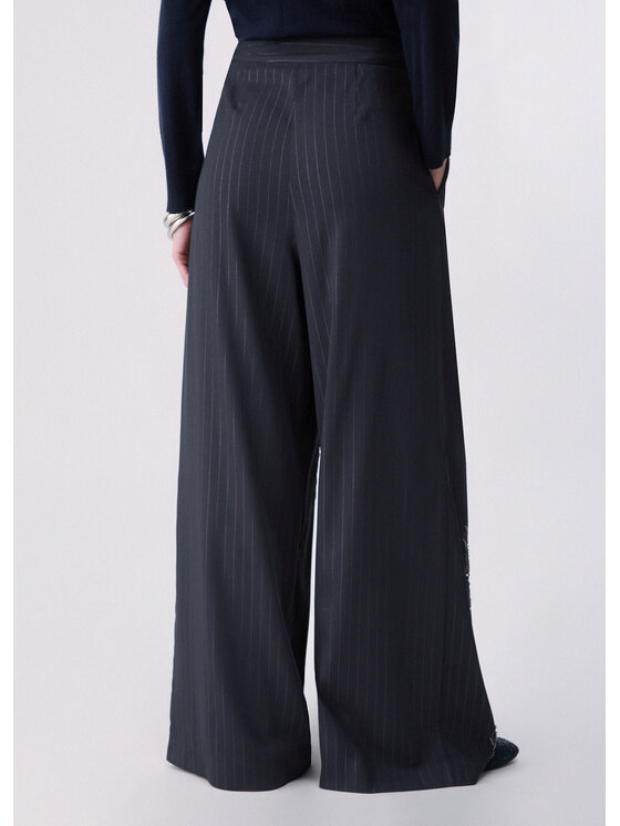 Liu Jo Liu Jo Pantalone da abito CF6085T826AD3074 Grigio Regular Fit