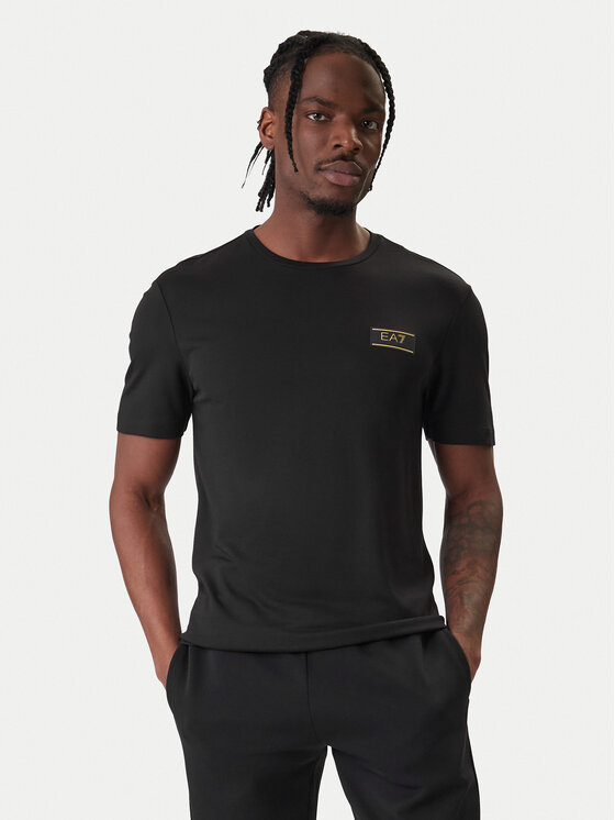 EA7 Emporio Armani Tricou 7M001331 AF13739 UC001 Negru Regular Fit