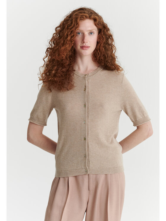TATUUM TATUUM Sweter MEOLTE Beżowy Classic Fit