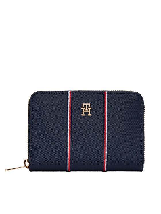 Tommy Hilfiger Tommy Hilfiger Pénztárca Th Icon Med Za Nylon Corp AW0AW17953 Kék