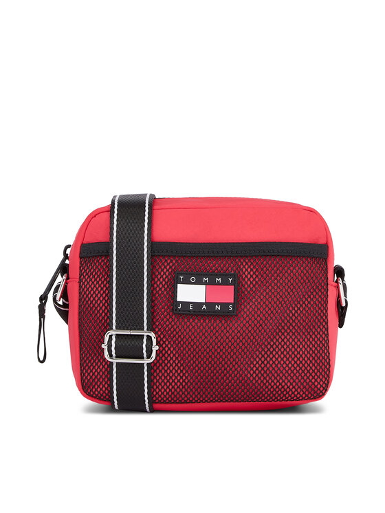 Tommy Jeans Ročna Torba Tjw Skater Girl Camera Bag AW0AW15415 Rdeča