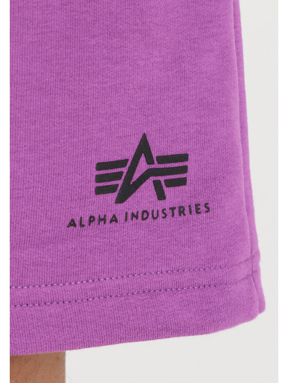 Alpha Industries Alpha Industries Szorty sportowe Basic Small Logo Short Czerwony Regular Fit