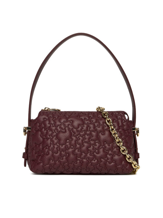 TOUS TOUS Handtasche Puffy Bear 2002305021 Dunkelrot