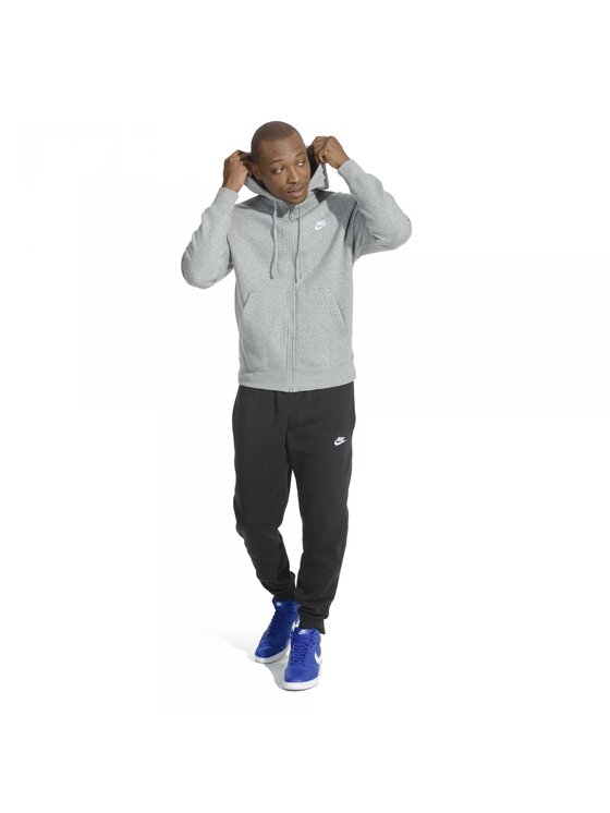 Nike Nike Felpa Sportswear Club Fleece Grigio Regular Fit