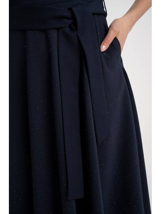 CLICK CLICK Φόρεμα καθημερινό 10-6174 Σκούρο μπλε Regular Fit