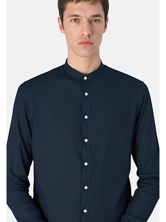 SUN68 SUN68 Camicia q-roa-35792 Blu Regular Fit