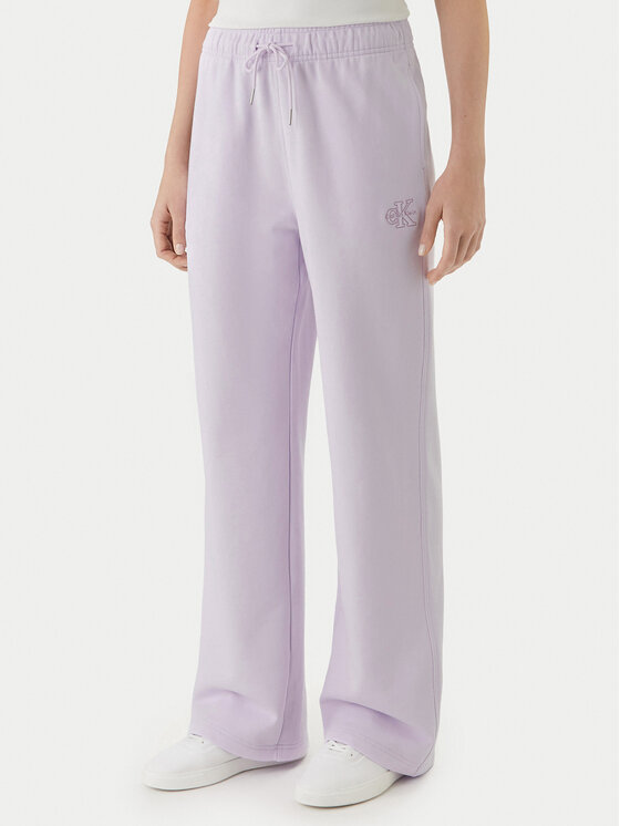 Calvin Klein Jeans Calvin Klein Jeans Spodnji del trenirke Embossed Monologo LV047F206G Roza Regular Fit