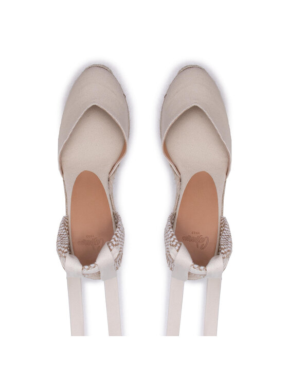 Castañer Castañer Espadrilky Chiara/8ED/001 020992-203-35 Biela