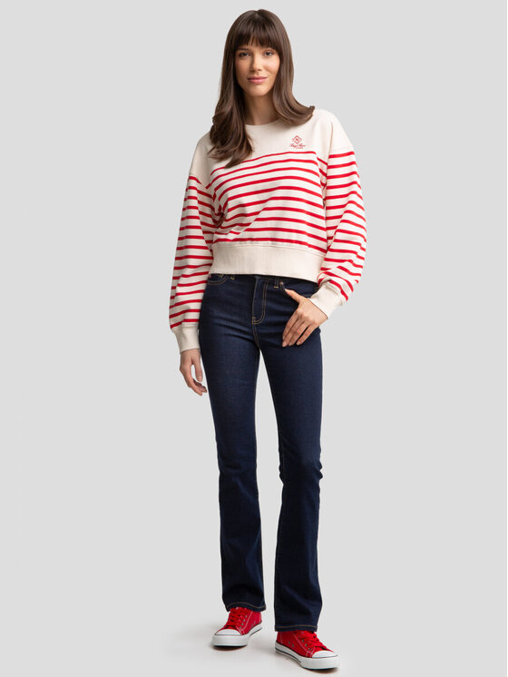 BIG STAR BIG STAR Bluza ROSA_103_170 Beżowy Classic Fit