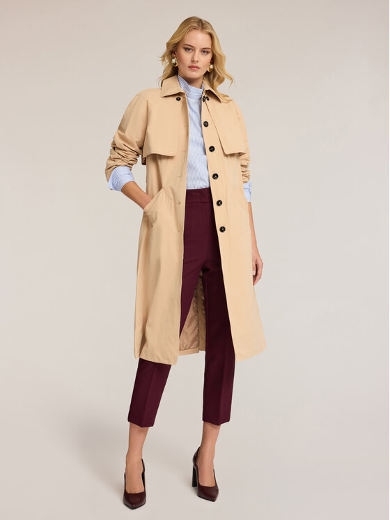 Motivi Motivi Cappotto invernale 0059Q000559N012 Crema Regular Fit