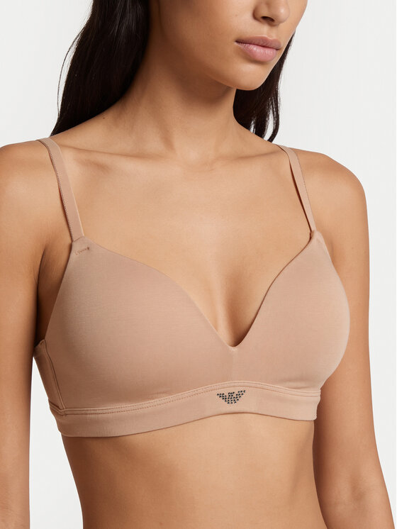 Emporio Armani Underwear Emporio Armani Underwear Podprsenka Bralette EW000442 AF25571 U4134 Světle béžová