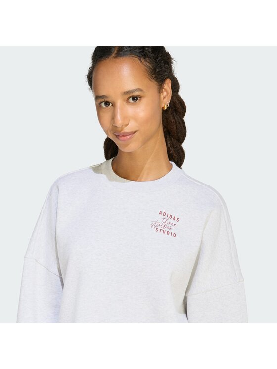 adidas adidas Bluza 158231 Szary Loose Fit