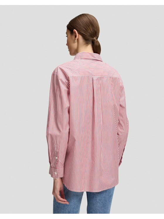 Lee Lee Koszula BOYFRIENDS POCKET SHIRT Różowy Relaxed Fit