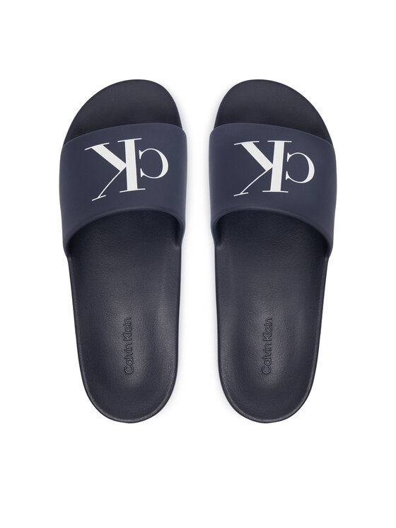 Calvin Klein Calvin Klein Šlepetės 3 Slide Molded Eva HM0HM02335 Tamsiai mėlyna
