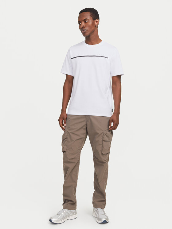 Jack & Jones Jack & Jones T-Shirt Fusion 12273120 Biały Regular Fit