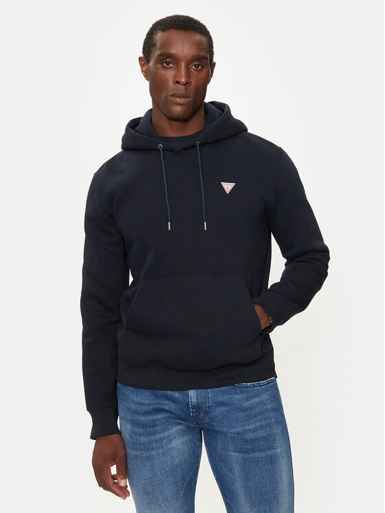 Pánská Mikina Guess Jeans, Velikost:L, Barva: Tmavomodrá, M4YQ22 K9V31