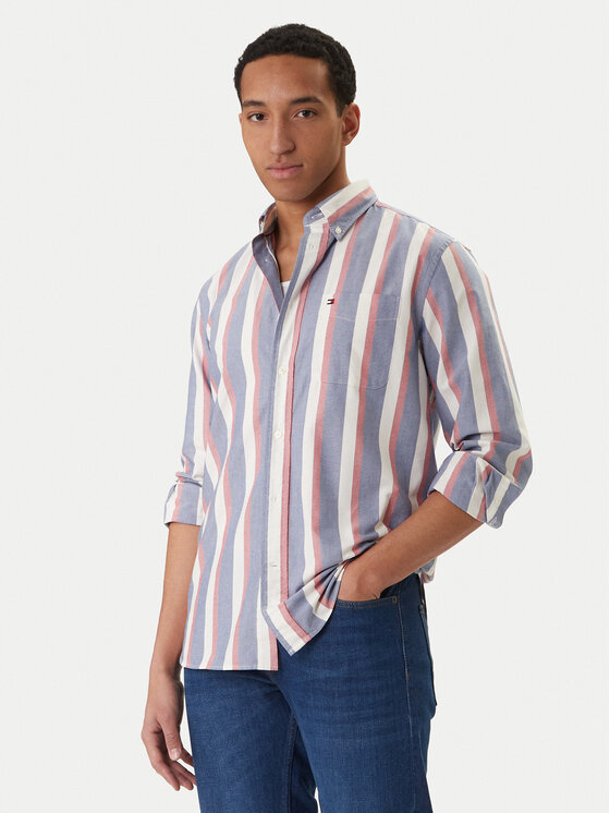 Tommy Hilfiger Tommy Hilfiger Ing Heritage MW0MW41695 Lila Regular Fit