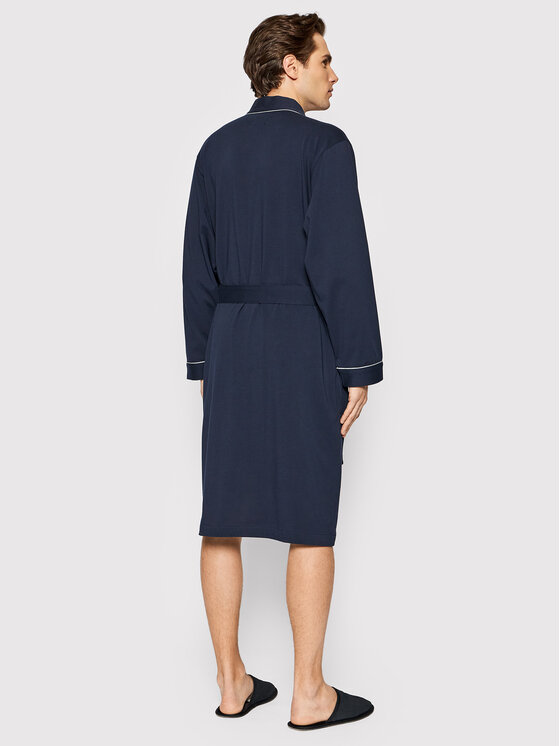 BOSS Boss Chalatas Kimono 50469624 Tamsiai mėlyna