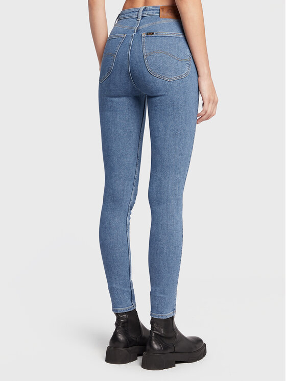 Lee Lee Jeansy Ivy L32EFAMR 112320158 Modrá Super Skinny Fit
