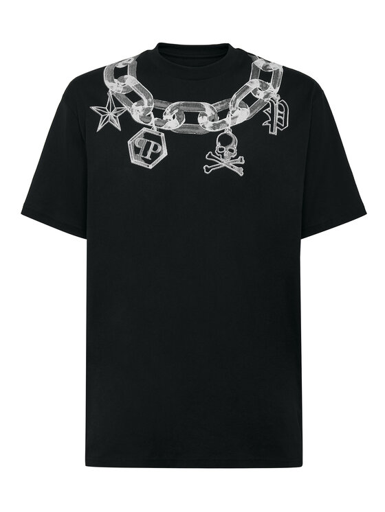 PHILIPP PLEIN PHILIPP PLEIN T-Shirt 3301 Czarny Regular Fit