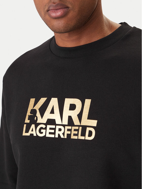 KARL LAGERFELD KARL LAGERFELD Mikina 705780 561917 Černá Regular Fit