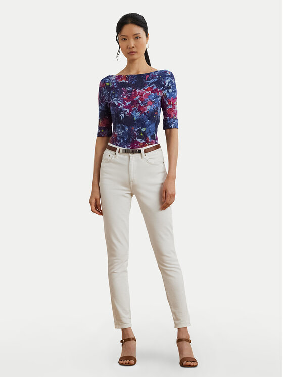 LAUREN RALPH LAUREN LAUREN RALPH LAUREN Bluza 200971065001 Mornarsko modra Slim Fit