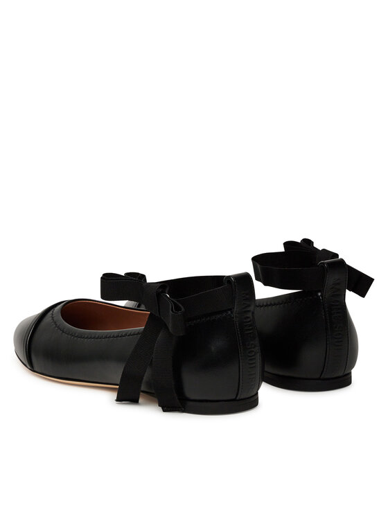 MALONE SOULIERS MALONE SOULIERS Μπαλαρίνες Sabina 5-4 Μαύρο