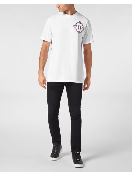PHILIPP PLEIN PHILIPP PLEIN T-Shirt 9453 Bílá Regular Fit