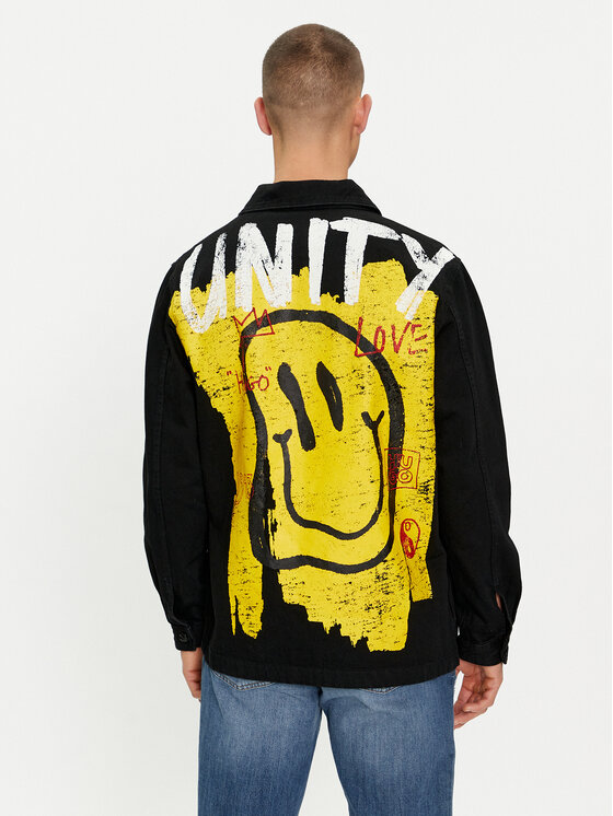 Hugo Jeansjacke Enalu 50500622 Schwarz Oversize | Modivo.de