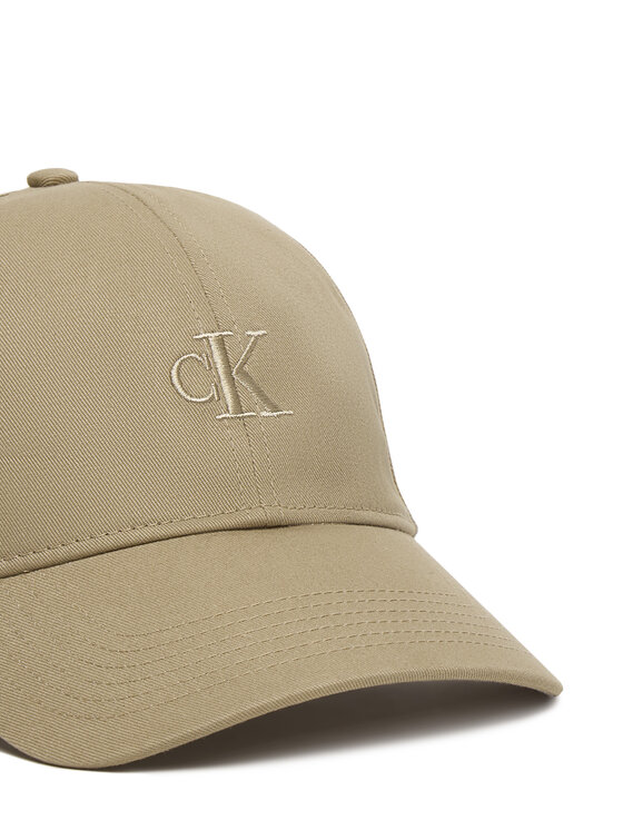 Calvin Klein Calvin Klein Kšiltovka Monogram Embroidery Baseball Cap LV04G5002G Béžová
