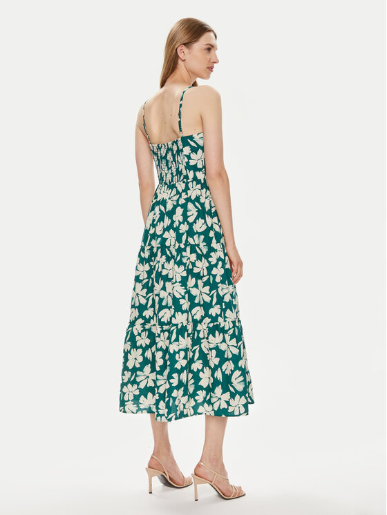 Gap Gap Ljetna haljina 888463-01 Zelena Regular Fit