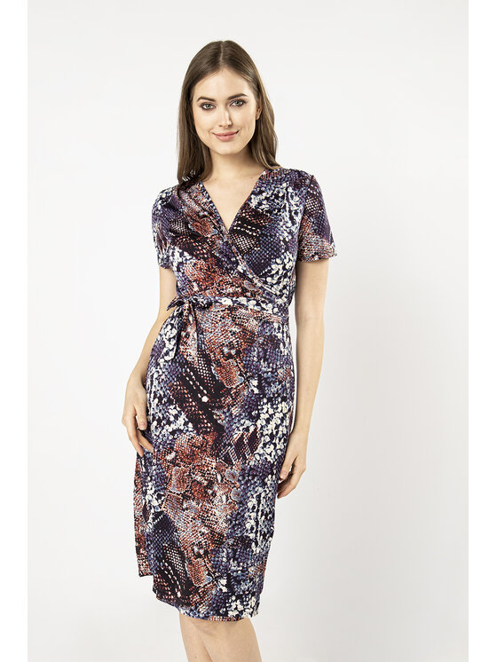 QUIOSQUE QUIOSQUE Každodenné šaty VIOLET MAZI DRESS Fialová Regular Fit