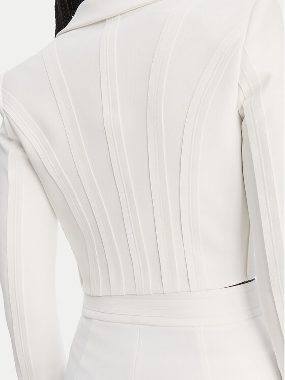 Elisabetta Franchi Elisabetta Franchi Σακάκι GI-222-61E2-V420 Λευκό Regular Fit