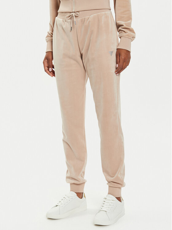 Guess Guess Долнище анцуг V3BB27 KBXI2 Бежов Regular Fit