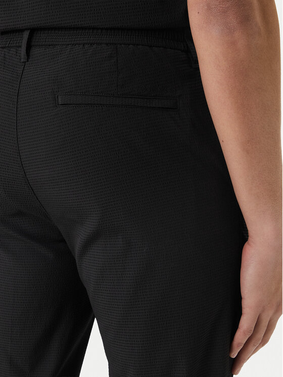 Calvin Klein Calvin Klein Szövet nadrág LV04LF609G Fekete Straight Fit