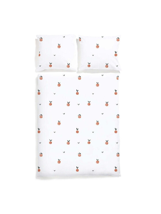 White pocket White pocket Komplet pościeli satynowa Biały